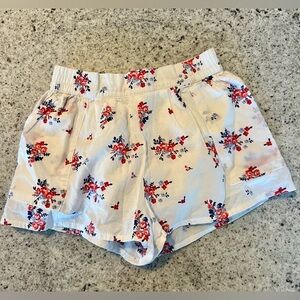 Janie and Jack shorts floral baby toddler girl 12-18 months